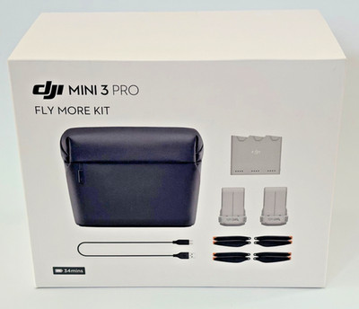 DJI Mini 3 Pro Fly More Kit Zubehörset 2 x Akku + Ladegerät + Tasche wie neu ovp