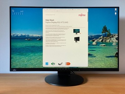 Fujitsu Display B32-9 TS UHD 4k Profi Monitor IPS LED USB HDMI DisplayPort
