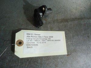 Alfa Romeo Mito Sensor 0232103048 1.4 16V 70kW 199A6.000 199A6000 69418