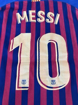 ウェア FC Barcelona Messi 10 Nike Pre-Owned FC Barcelona Home Soccer Jersey 447290-010 Messi