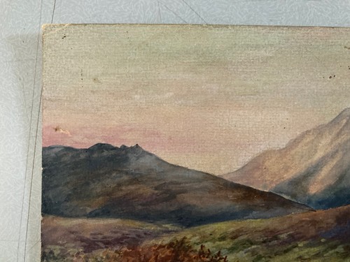 Très Belle Peinture Huile Carton 1940 Fauve Plymouth Angleterre Moors Devon Art - Photo 5/10