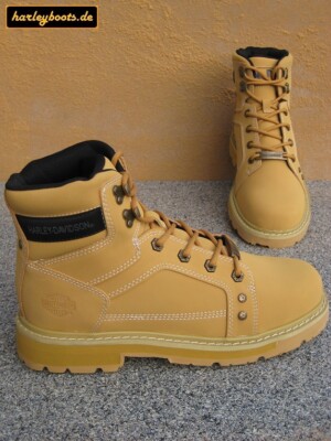 Harley Davidson Boots Keating beige Kult Bikerboots Gr. 41 bis 46