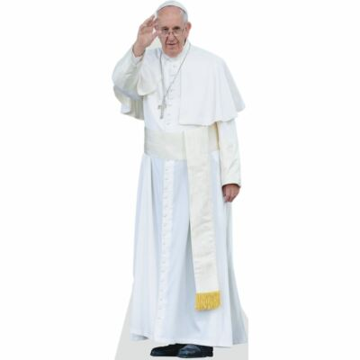 #ad Pope Francis Mini Size Cutout $19.97