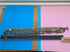 Vintage BOHO WOME Dancing Bell Belt Metal Belly Dance Silver Tone Handmade  ETNO