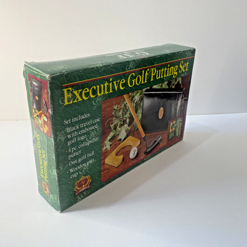 Executive Golf Putting Set Vintage Clubhouse Collection Gifts and Gallery OG - Picture 2 of 10