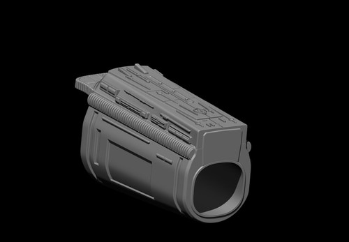 Predator Gauntlet Forearm Left scale 1:1 File STL-OBJ for 3D printer - 第 4/18 張圖片