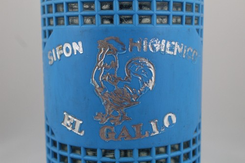 Antiguo SIFON Higienico EL GALLO Madrid Gaseosa Botella Coleccion VINTAGE Retro - Imagen 3 de 5