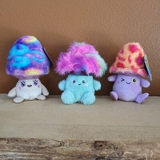    Lot Of 3  Living On The Veg  Plush Russ Kellytoy Fun Guy Series 1 Fey Linda