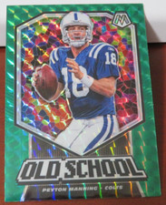 #8591 2020 MOSAIC OLD SCHOOL PEYTON MANNING #OS1 GREEN MOSAIC