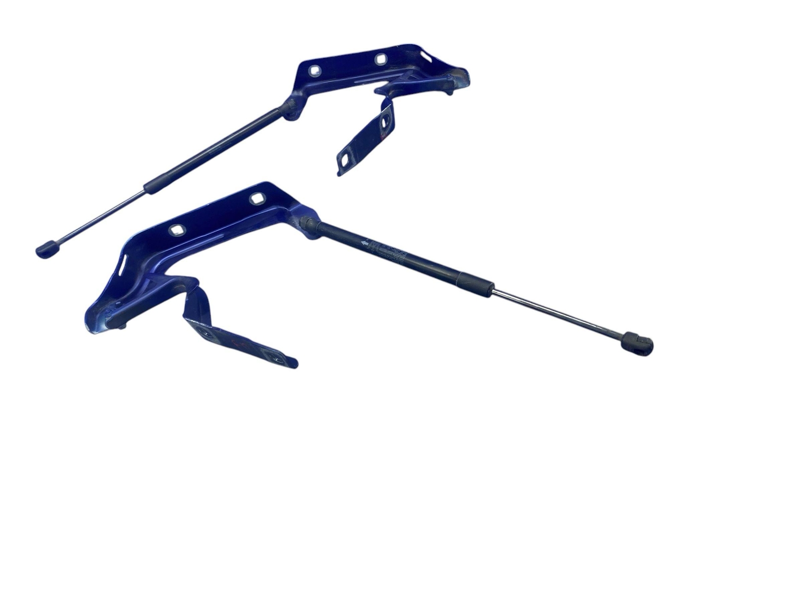 2017-2024 MASERATI LEVANTE FRONT LEFT RIGHT HOOD SUPPORT HINGE W/ SHOCK SET BLUE