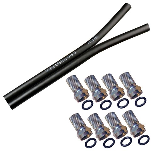 50m Twin St DIGITAL Koaxkabel Sat Koax Kabel 2X 7mm Full HD 2fach Koaxialkabel   - Bild 1 von 2