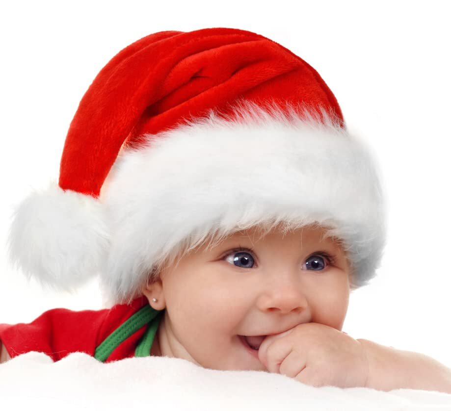 Baby Santa Hat,Baby Christmas Hat,Toddler Santa Claus Hats,Newborn Santa Hat