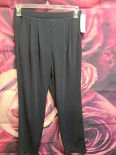 Uniqlo Women's Crepe Jersey Tapered Pants in Navy Blue Size M 