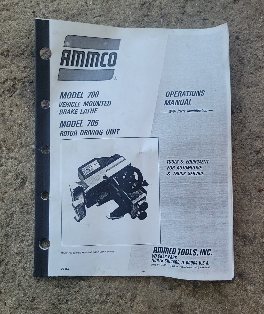 Ammco 705 Portable Brake Lathe eBay