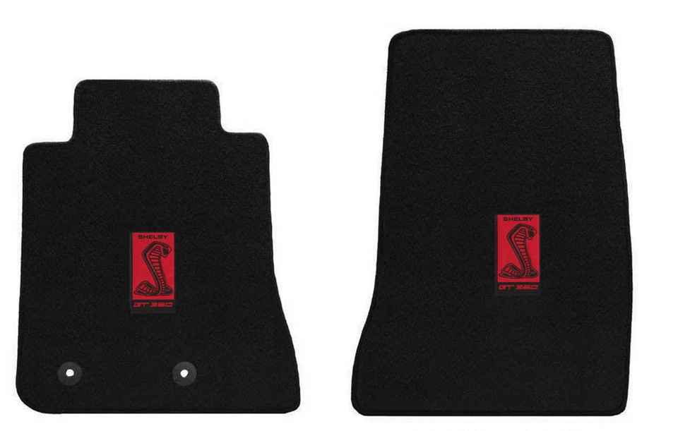 ¡NUEVO! Alfombrillas negras Mustang 2015-2021 Shelby Cobra Red GT350 Foto 4 de 4