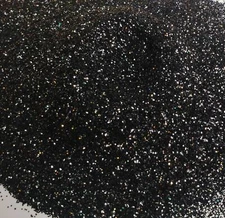 Black Amber Holographic Metal Flake Glitter .015 Square Automotive Crafting