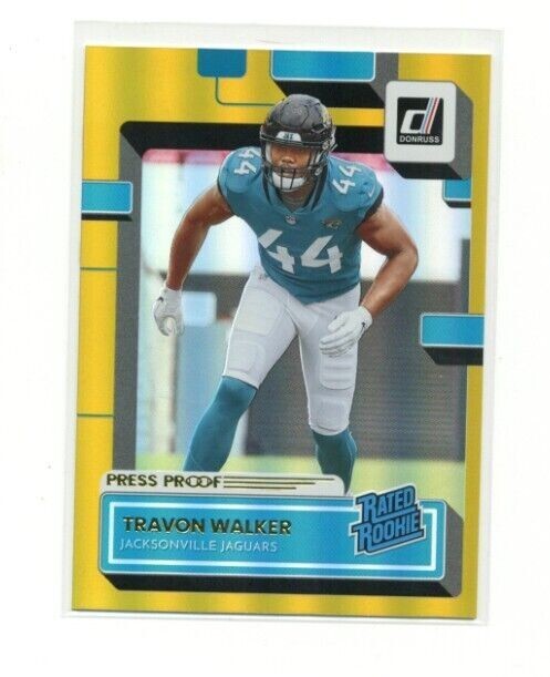 2022 Donruss Football Gold Premium Press Proofs - Rookies 301-400 - You Pick