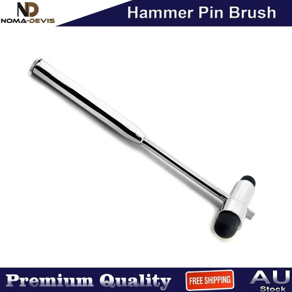 Martillo Cabezas de Goma Dobles Reflex Instrumentos de Examen de Diagnóstico Neurológico Foto 2 de 4