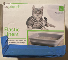 Sophresh Drawstring Liners Keeps Litter Contained for Easy Clean-up 40 Count