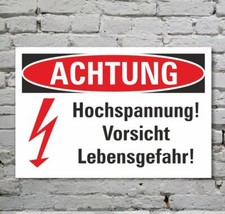 Schild Achtung Vorsicht