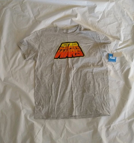 Men's Star Wars Crew Neck Graphic Tee Short Sleeve Heather Gray T-shirt Size XL - 第 1/12 張圖片