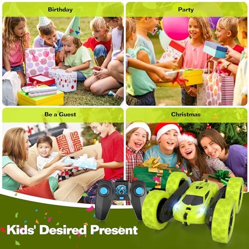 Remote Control Car for Kids Ages 6+, RC Cars Stunt Car Toy 4WD Double Sided 3... - Picture 7 of 7