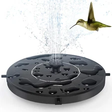 Solar Fountain, Floating Solar Powered Water Fountain Pump for Bird Bath, Garden