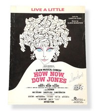 How Now, Dow Jones: Live A Little Sheet Music for Piano 1967 Carwin Musical