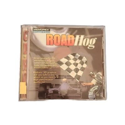 Road Hog PC Racing Game Memorex Software Rare 1997