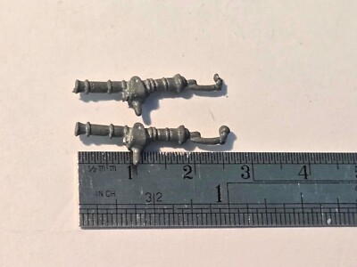 Ship Fittings Parts 2 White Metal Culvern Swivel gun Cannon falconet 26mm