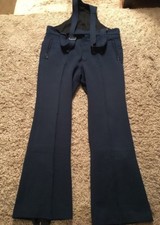 Vintage Edelweiss Blue Stirrup Ski Pants