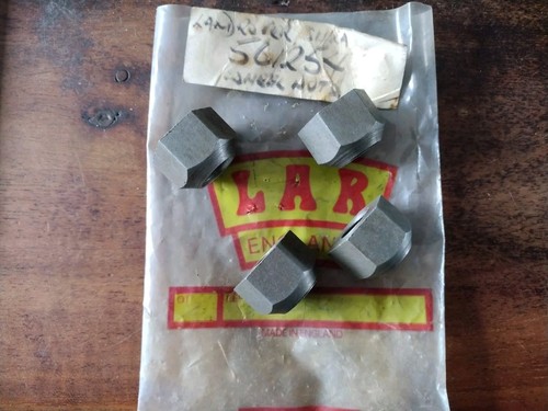 4 x NEW OLD STOCK ROAD WHEEL NUTS - FITS: LAND ROVER SERIES II & IIa / 2 & 2a - Imagen 2 de 3