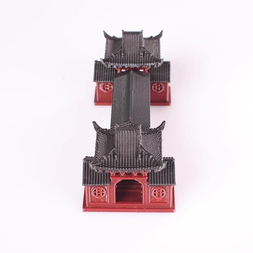 Chinese Ancient Building Gallery Bridge Corridor Model Aquarium Bonsai Toys - Picture 4 of 31