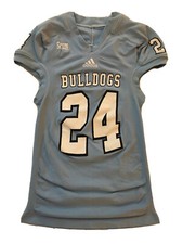 Maillot de football d'occasion The Citadel Game #24 Aron Spann 2018 Bulldogs Adidas SOCON