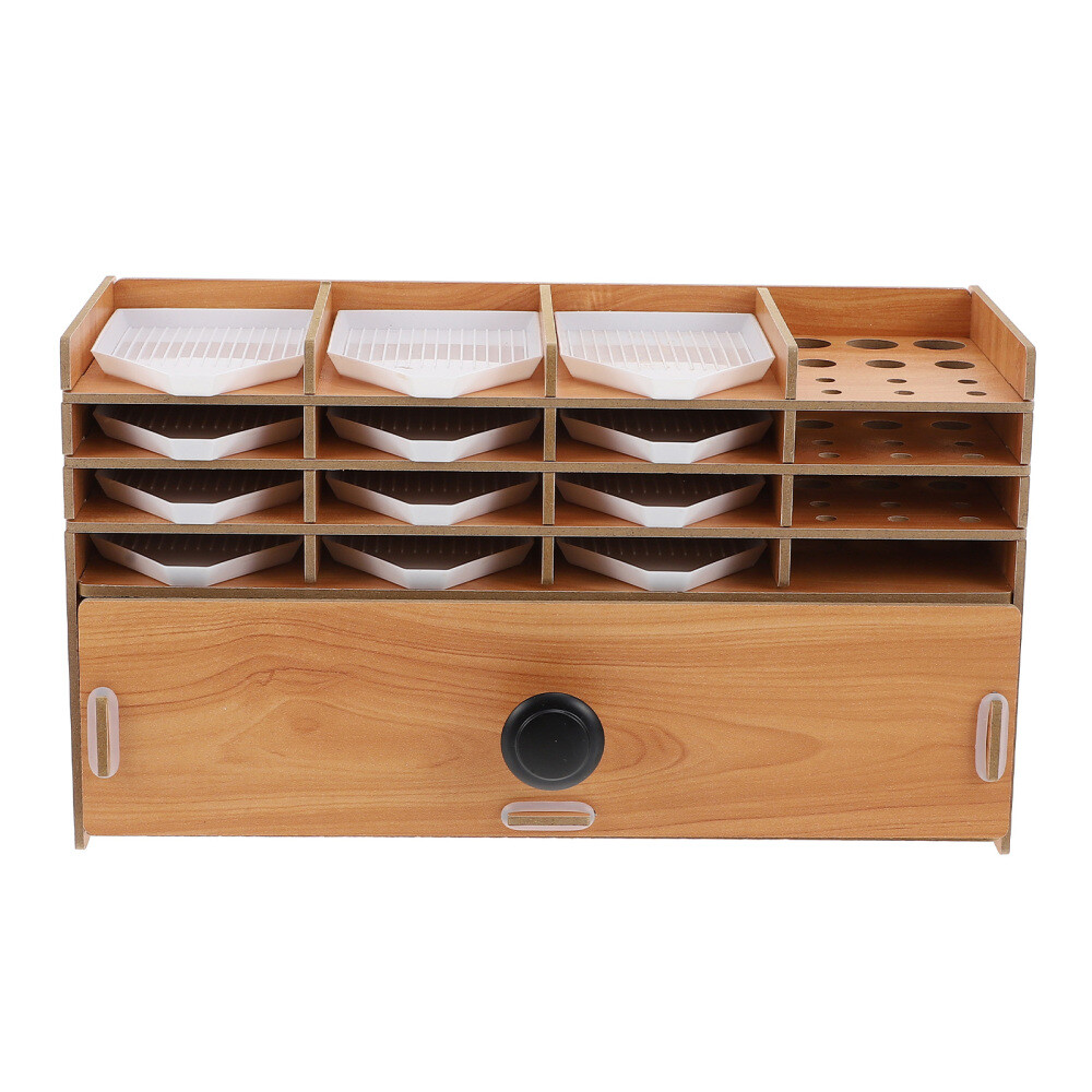 Colorful Art Jewelry Stand with Drawer Storage for Organizing Crafts