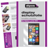 1X Dipos Schutzfolie FüR Nokia Lumia 930 Klare Display Crystalclear Unsichtbar