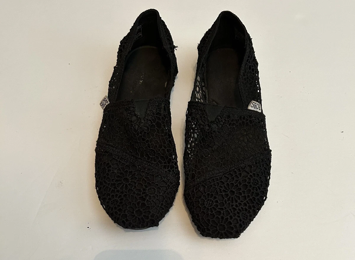 Bobs Shoes for Women Size 8.5. Black Lace