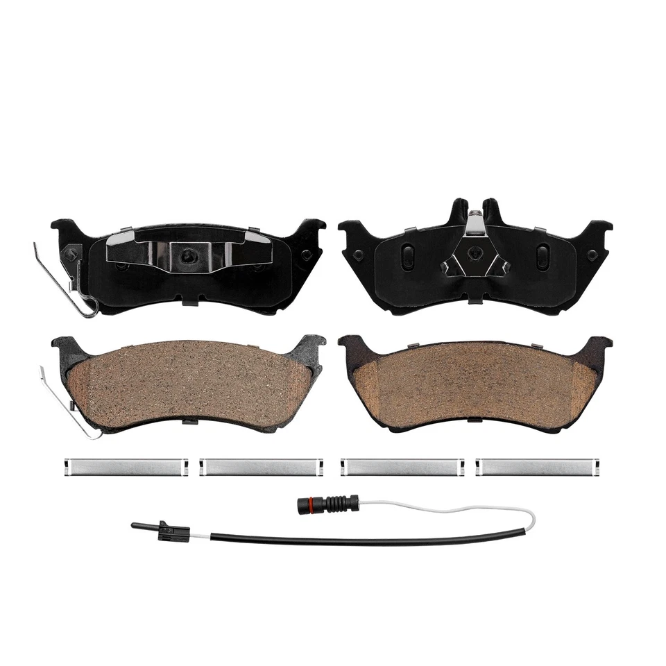 Pastillas de freno traseras de cerámica con hardware para Mercedes-Benz ML320 ML350 ML430 Foto 3 de 4