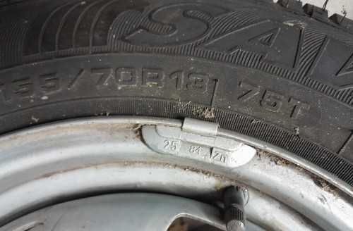 Ruote Ford Fiesta 3 serie 1989-1997 155/70-13 - Foto 2 di 5