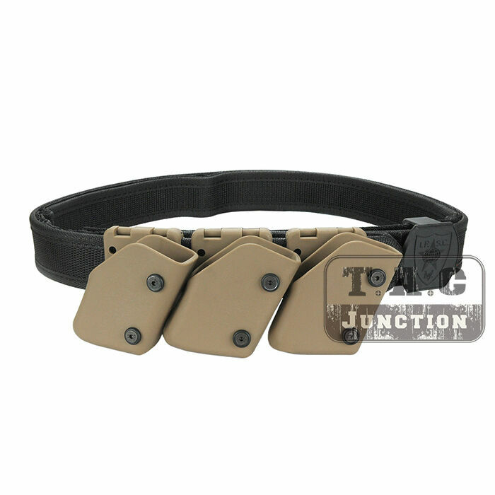 IPSC USPSA IDPA Competition High Speed Shooting Belt w/ 3x Pistol