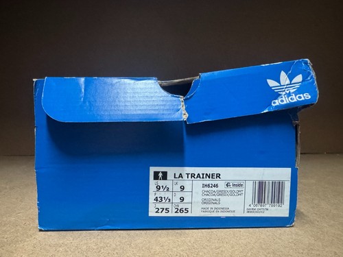 Adidas Originales LA Trainer ® Genuinas (Hombres Talla UK 10 EUR 44.5) Carbón/Gris - Imagen 12 de 14