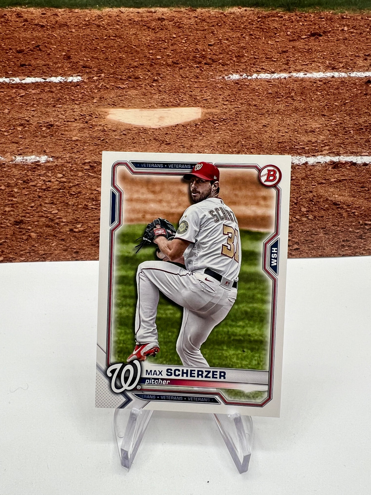 2021 Bowman #39 Max Scherzer Washington Nationals
