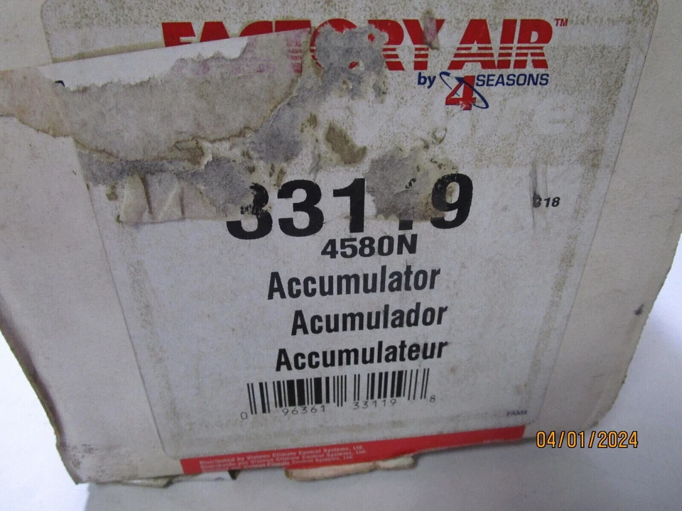 A/C Accumulator Factory Air 33119 (box rough) Foto 2 de 4