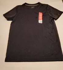 Moisture Wicking Tee, Boys Size 14-16, Color: Black