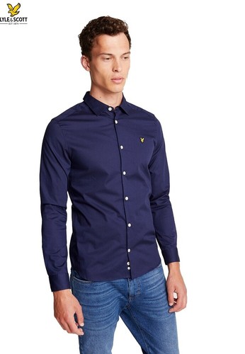 Lyle & Scott Check Uomo Camicia a maniche lunghe LW1707V-Z271