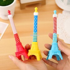 Platinum Celluloid Ballpoint Pen Emerald Office Supplies Cartoon Eiffel Tower Ballpoint Pen Stationary Student Office School Supplies