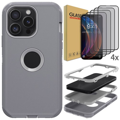 For Apple iPhone 14 Pro Max 14 Plus Heavy Duty Phone Case Cover Screen Protector - Picture 27 of 56