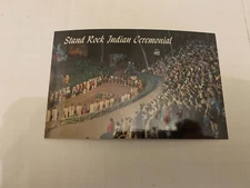 c1970s Stand Rock Indian Ceremonial Wisconsin Dells Opening Prayer Postcard