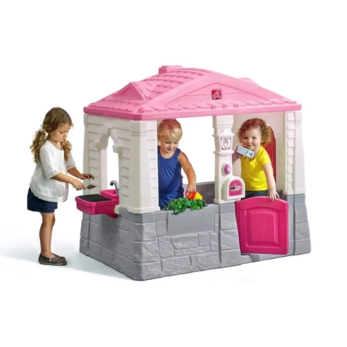 Step2 Toddler Girl Playhouse Outdoor Plastic Childs Cottage Play House Toy Kids