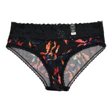 NWT TORRID Hipster Pantie Underwear Sz 0-1-2 Black Lace Multicolor